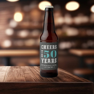 Rótulo Para Garrafa De Cerveja Aniversário feito sob encomenda do marco miliári