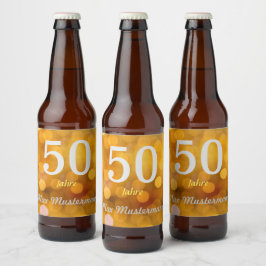 Rótulo Para Garrafa De Cerveja aniversário personalizante