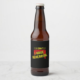 Rótulo Para Garrafa De Cerveja Ator com ensaio