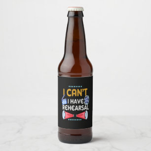 Rótulo Para Garrafa De Cerveja Ator Não Posso Ter Um Ensaio