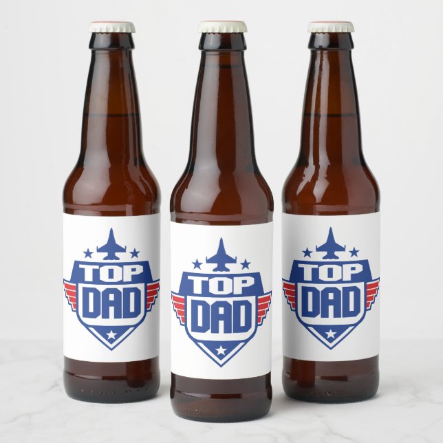 Rótulo Para Garrafa De Cerveja Avião do Pai Superior (Garrafas)