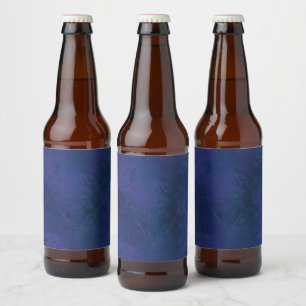 Rótulo Para Garrafa De Cerveja azul