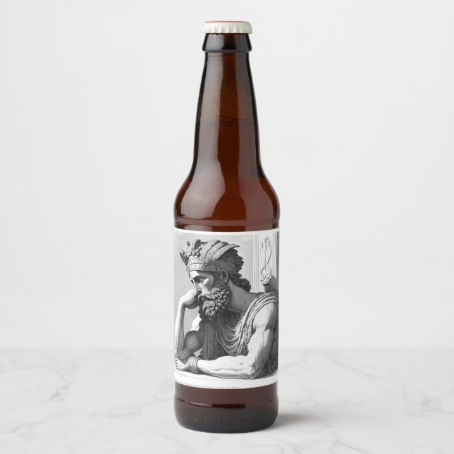 Rótulo Para Garrafa De Cerveja Bad Sign (Frente)