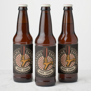 Rótulo Para Garrafa De Cerveja Bar de Cervejaria Personalizado NAME Taphouse