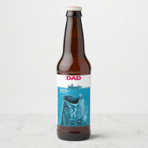 Rótulo Para Garrafa De Cerveja Barco traseiro do Pai