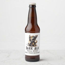 Rótulo Para Garrafa De Cerveja Bebê Dragon Home Breer Beer