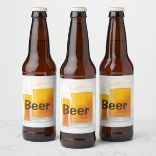 Rótulo Para Garrafa De Cerveja Bebida De Cerveja