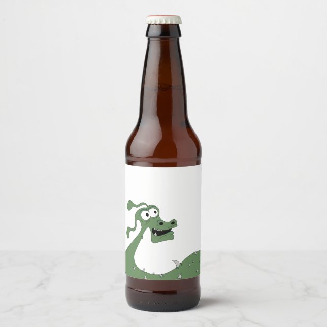 Rótulo Para Garrafa De Cerveja Beer Dragão (Frente)
