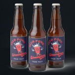 Rótulo Para Garrafa De Cerveja Beer Pong Champion Engraçado Jogo de Bebendo<br><div class="desc">Beer Pong Champion Rótulo de garrafa de cerveja para jogos engraçados de Bebendo - fácil de personalizar com seu próprio texto / nome</div>