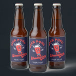 Rótulo Para Garrafa De Cerveja Beer Pong Champion Engraçado Jogo de Bebendo<br><div class="desc">Beer Pong Champion Rótulo de garrafa de cerveja para jogos engraçados de Bebendo - fácil de personalizar com seu próprio texto / nome</div>