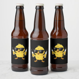 Rótulo Para Garrafa De Cerveja Beer Time Madafakas Meme Pato Goose Retro