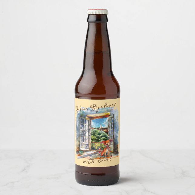 Rótulo Para Garrafa De Cerveja Bjelovar (Frente)
