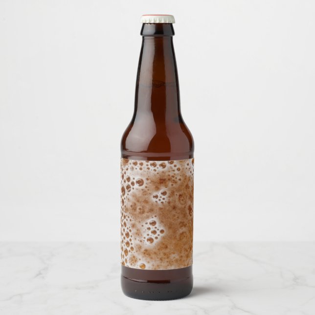 RÓTULO PARA GARRAFA DE CERVEJA BOLHAS DE CERVEJA (Frente)