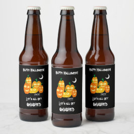 Rótulo Para Garrafa De Cerveja Bombeiros do Bebado do Dia de as Bruxas engraçado