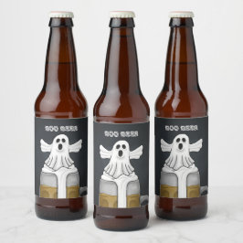 Rótulo Para Garrafa De Cerveja Boo Ghost