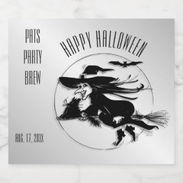 Rótulo Para Garrafa De Cerveja Breve Super Única de Halloween