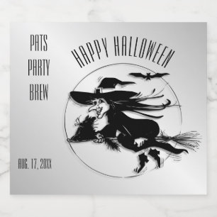 Rótulo Para Garrafa De Cerveja Breve Super Única de Halloween