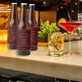 Rótulo Para Garrafa De Cerveja Brew Encantado