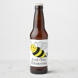 Rótulo Para Garrafa De Cerveja Bumble Bee Incrível