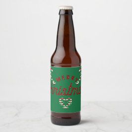 Rótulo Para Garrafa De Cerveja Canas de Glitter