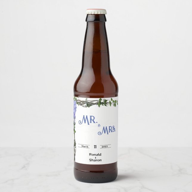 Rótulo Para Garrafa De Cerveja Casamento (Frente)