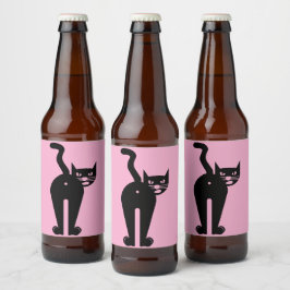Rótulo Para Garrafa De Cerveja Cattitude 