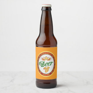 Rótulo Para Garrafa De Cerveja Cerveja de Laranja Fresca