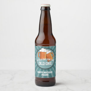 Rótulo Para Garrafa De Cerveja Cerveja Personalizada Feliz Aniversário