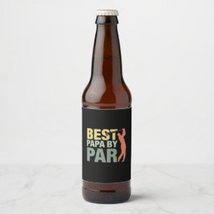 Rótulo Para Garrafa De Cerveja Citações do Avô Melhor Papai Par Golfe