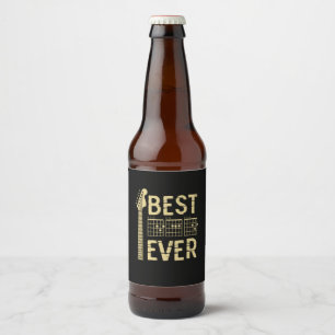 Rótulo Para Garrafa De Cerveja Citações do Avô   Melhor Violão De Pai Nunca