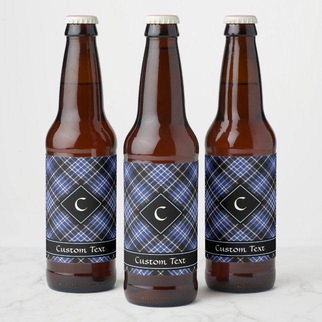 Rótulo Para Garrafa De Cerveja Clan Clark Tartan (Garrafas)