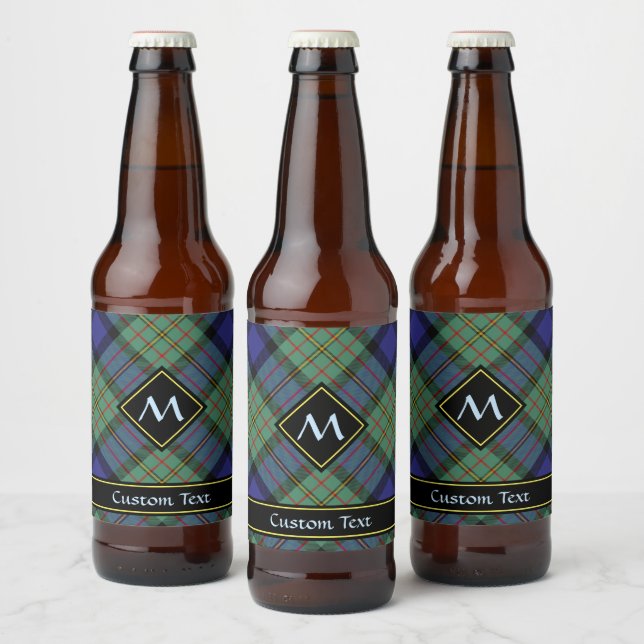 Rótulo Para Garrafa De Cerveja Clan MacLaren Tartan (Garrafas)