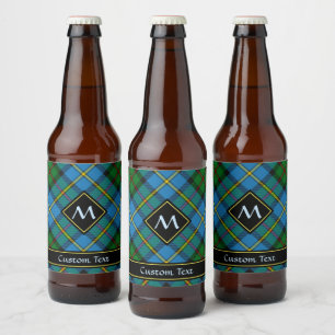 Rótulo Para Garrafa De Cerveja Clan MacLeod caçando Tartan
