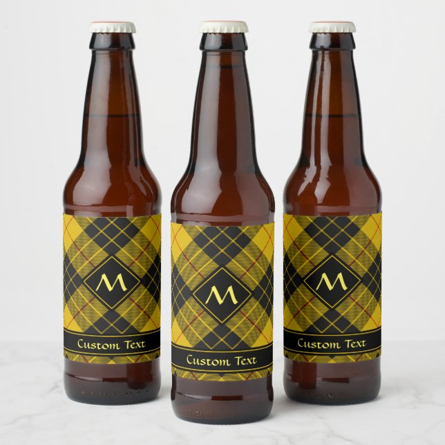 Rótulo Para Garrafa De Cerveja Clan Macleod de Lewis Tartan (Garrafas)
