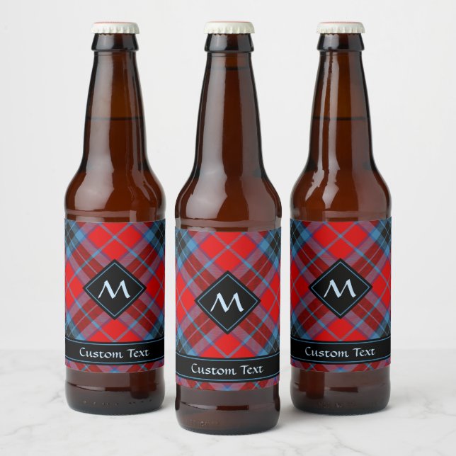 Rótulo Para Garrafa De Cerveja Clan MacTavish Tartan (Garrafas)