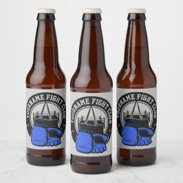 Rótulo Para Garrafa De Cerveja Clube de Luta de Artes Marciais Mistas Mistas Pers