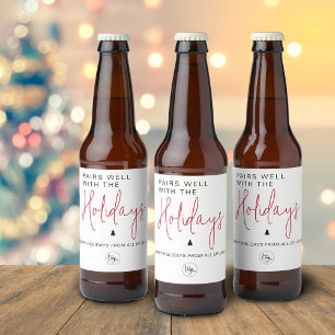 Rótulo Para Garrafa De Cerveja Combina Bem Com As Festas Adicionar Logotipo Da Em