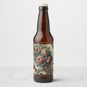 Rótulo Para Garrafa De Cerveja Corações Selvagens e Cães de Gato - Vitoriano Góti