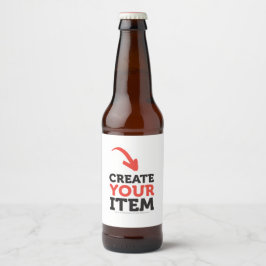 Rótulo Para Garrafa De Cerveja CRIE-O-VOCÊ-MESMO DIY Personalizado Envie seu desi