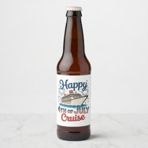 Rótulo Para Garrafa De Cerveja Cruzeiro do Dia 4 de Julho 250º Aniversário