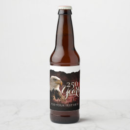 Rótulo Para Garrafa De Cerveja Customizable America's 250th Beverage Label