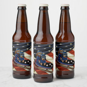 RÓTULO PARA GARRAFA DE CERVEJA DACHSHUND 