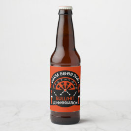 Rótulo Para Garrafa De Cerveja Dardos de Pub Clássicos