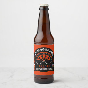 Rótulo Para Garrafa De Cerveja Dardos de Pub Clássicos