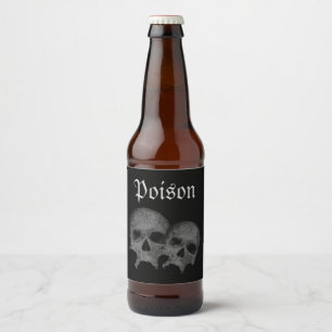 Rótulo Para Garrafa De Cerveja Decoração do Festa do Dia das Bruxas do Veneno V