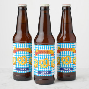 Rótulo Para Garrafa De Cerveja decoração do festival de cerveja OKTOBERFEST Pad