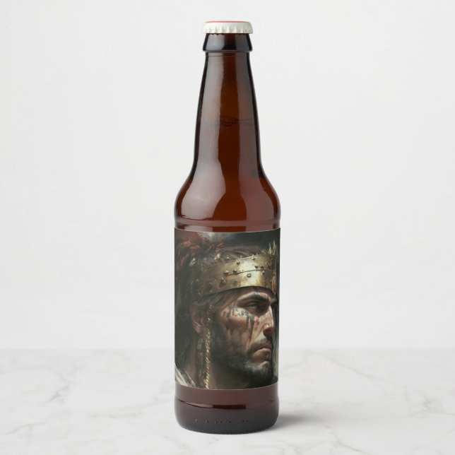 Rótulo Para Garrafa De Cerveja Distant War (Frente)