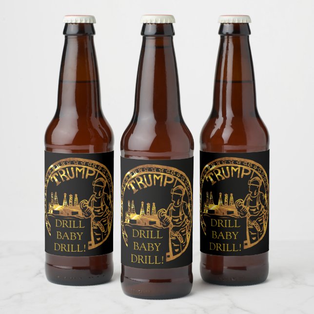 RÓTULO PARA GARRAFA DE CERVEJA DRILL DO BEBÊ DE TEXAS (Garrafas)