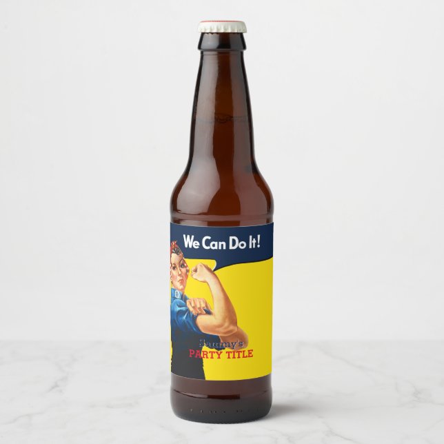 Rótulo Para Garrafa De Cerveja É o seu partido personalizado Personalizar isto (Frente)