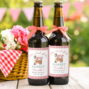 Rótulo Para Garrafa De Cerveja Ela saiu do mercado do Chá de panela de natal